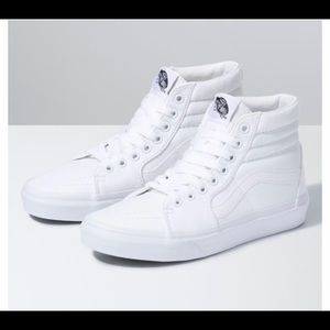 Vans Canvas Sk8-Hi, white